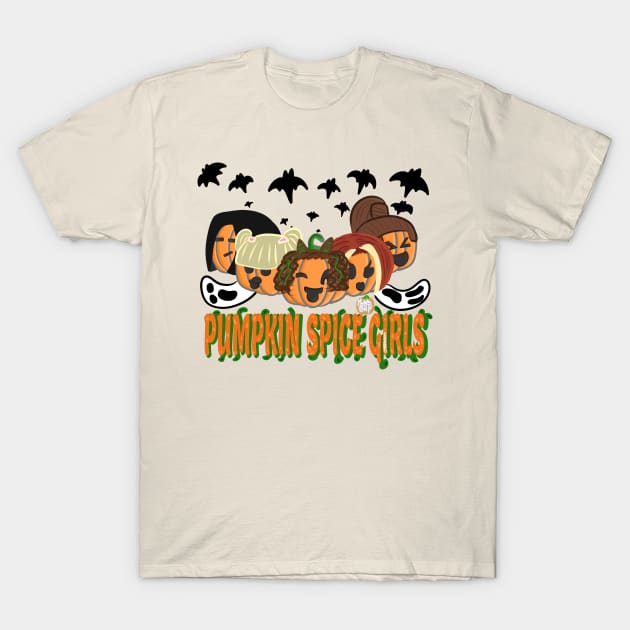 Pumpkin Spice Girls T-Shirt by Materiaboitv